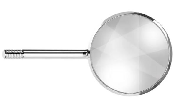 MIRROR, PLANE, without handle, n°5, 24 mm, 331-10-05