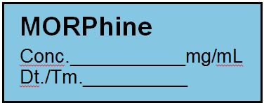 LABEL for Morphine, roll