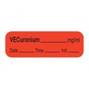 LABEL for Vecuronium, roll