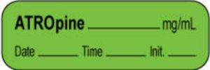 LABEL for Atropine, roll