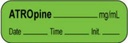 LABEL for Atropine, roll