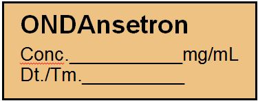LABEL for Ondansteron, roll