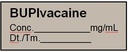 LABEL for Bupivacaine, roll