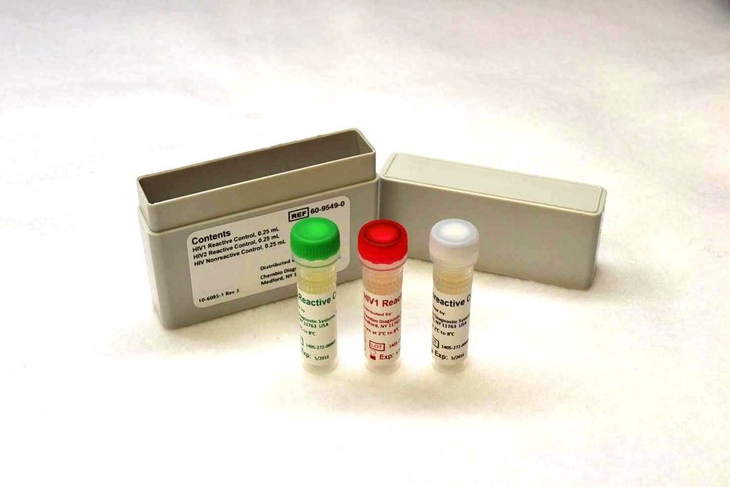 (test HIV 1+2 Stat-Pak) CONTROLS 3 x 0.25 ml, 60-9549-0