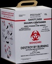 SHARPS CONTAINER, 15 l, cardboard, for incineration