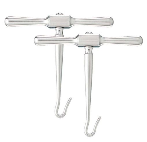 (saw, Gigli) HANDLE, pair, solid 57-64-02