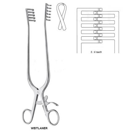 ECARTEUR DE WEITLANER 24 cm 5x6 grif. mousse 25 mm 24-22-27