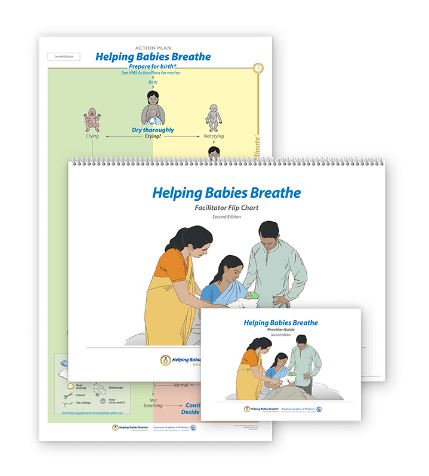 HELPING BABIES BREATHE, training set, French 2nd edition