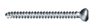 CORTICAL SCREW, self tapping, full thread, Ø4.5 x 26 mm