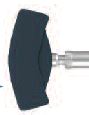 T-HANDLE, large, Elastosil, AO quick coupling (Omega 3)