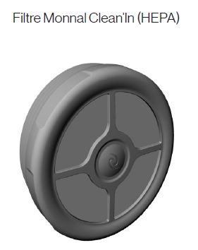 (vent IC Monnal T60) CLEAN'IN HEPA FILTER, KY691400