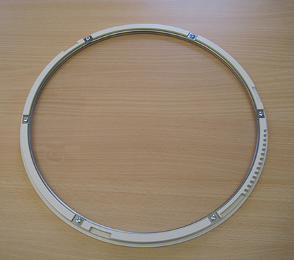 (op. light Mach LED150) RETAINING RING with glass 72000099