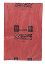 BAG, BIOHAZARD WASTE, autoclavable, red, 480 x 580mm