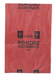 [ELABBAGR001] BAG, BIOHAZARD WASTE, autoclavable, red, 480 x 580mm