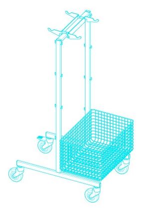 (traction ORT5000C) CHARIOT pour rangement ORT579