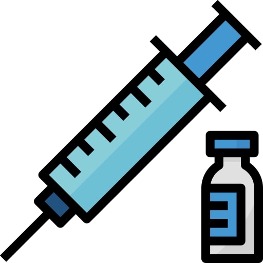 VACCINE RABIES, CCV, cell cult., monod., vial + syr. diluent