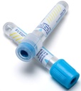 (s.prél.sang.) TUBE SOUS VIDE, plast.,CITRATE, 2,7ml bleu