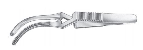 CLAMP, BULLDOG, DeBAKEY, atraumatic 115 mm curved 15-17-12