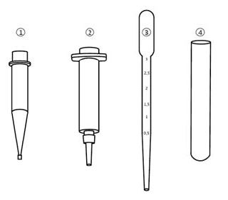 HAT mAECT KIT, collector tube + mini-column + pipette + tube