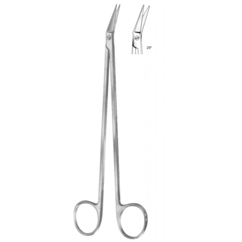 SCISSORS VASCULAR POTTS-SMITH, angled 25°, 19 cm 55-15-42