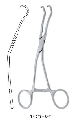 ANASTOMOSIS CLAMP Derra-DeBakey "AT" 17 cm 55-38-20