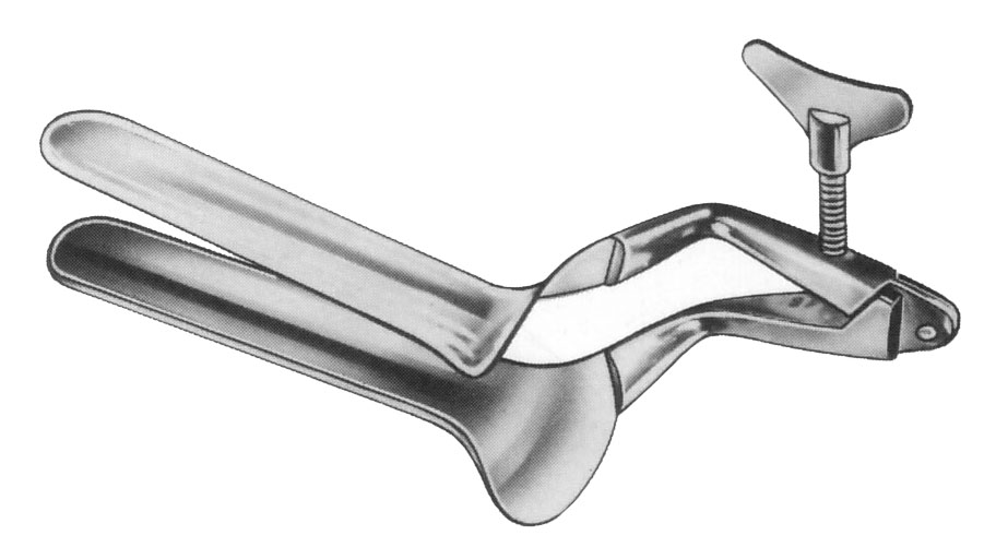 SPECULUM VAGINAL DE COLLIN, très petit, 90 x 16 mm 52-10-11