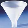 FUNNEL, polypropylene, Ø 180 mm, large stem