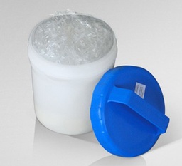 [STSSCONP130P] CONTAINER, PROTECTION, transport of sample, plastic, Ø 130mm
