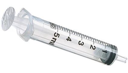 SYRINGE, s.u., Luer, 5 ml