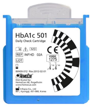 (HemoCue HbA1c) DAILY CHECK CARTRIDGE reusable 405112