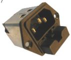 (Ceratherm 600-2) MAINS INPUT SOCKET with filter 521-175503