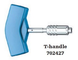 [STRY702427] T-HANDLE, small, Elastosil, AO quick coupling