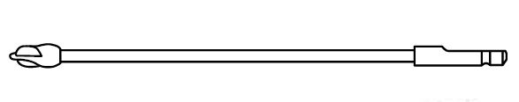 COUNTERSINK, Ø 6.5 x 100 mm, AO fitting