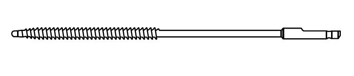 TARAUD, encliquetage rapide AO, Ø 3,5 mm