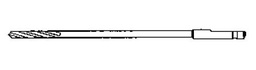 [STRY700348] DRILL BIT, AO fitting, Ø 2,7 mm x 125 mm