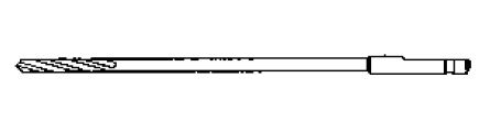 MECHE ENCLIQUETAGE RAPIDE, Ø 3,2 mm x 145 mm