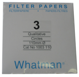 PAPER, WHATMAN, n°3, disc