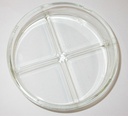 BOITE DE PETRI, plastique, stérile, 4 compartiments Ø 100 mm