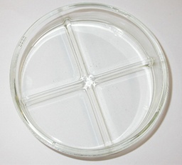 [ELABPEDI4R100] BOITE DE PETRI, plastique, stérile, 4 compartiments Ø 100 mm