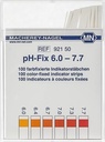PAPIER INDICATEUR pH, 6.0 à 7.7, grad. 0.3/0.4, bandelette