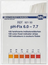 [ELABPAPEPH7] PAPIER INDICATEUR pH, 6.0 à 7.7, grad. 0.3/0.4, bandelette