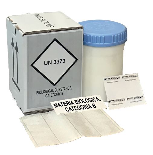 BOX, triple packaging, biological substance UN3373+container