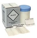 BOITE, triple emballage, matière biologique UN3373+récipient