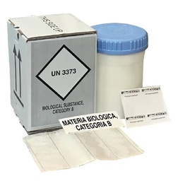 [STSSUN62DS2] BOITE, triple emballage, matière biologique UN3373+récipient