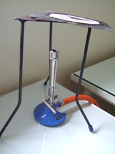 TRIPOD STAND, steel, for bunsen burner