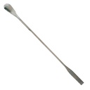 SPATULE, double, for analysis, stainless steel