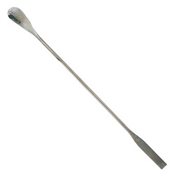 [ELABSPAT1D-] SPATULE, double, for analysis, stainless steel