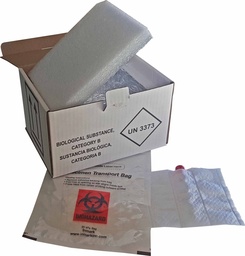 [STSSUN62DSI] BOX ISOTHERMAL, triple pack., biological subst.UN3373 +pouch