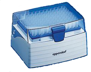 (pip.aut.)  EMBOUT BLEU, 50-1000µl, rack  (Eppdf)