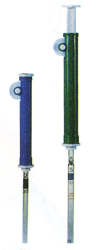 PIPETTE FILLER, WITH THUMB-WHEEL LEVER (Pipump) blue, 2 ml